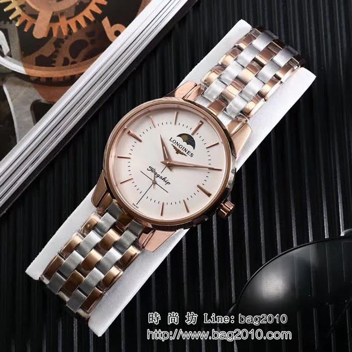LONGINES浪琴 高級定制 全自動機械男士腕表 WSS1890